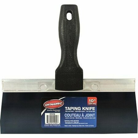 DYNAMIC PAINT PRODUCTS Dynamic 10 in. Blue Steel Taping Knife with Black Plastic Handle DYN750